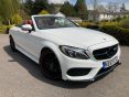 MERCEDES C-CLASS C 200 AMG LINE PREMIUM PLUS CABRIO AUTO 38000 MILES - 1815 - 1